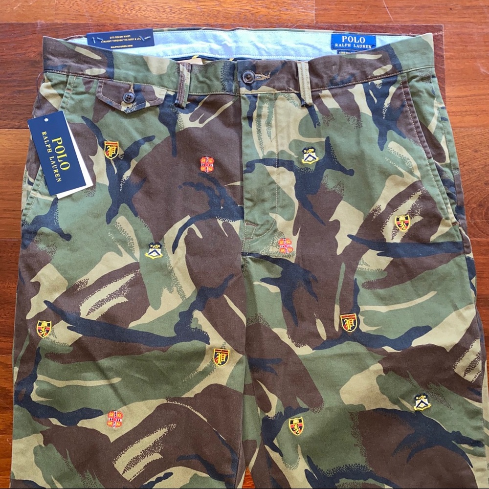 NWT Polo Ralph Lauren Chino Camo Pants 34 x 32